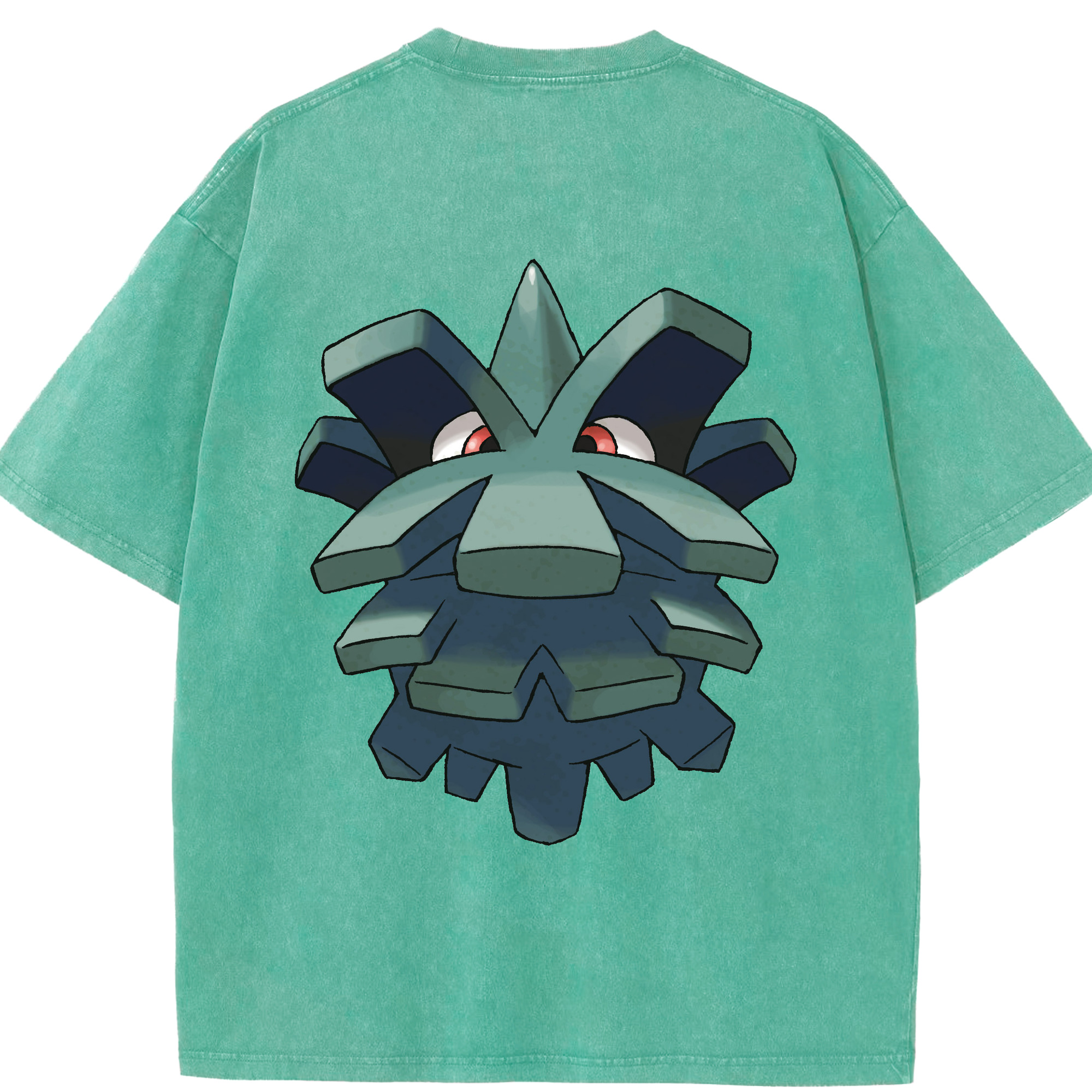 （画像用） ポケットモンスター Pokémon 綿100% ヴィンテージ風 半袖Tシャツ（背面プリント）